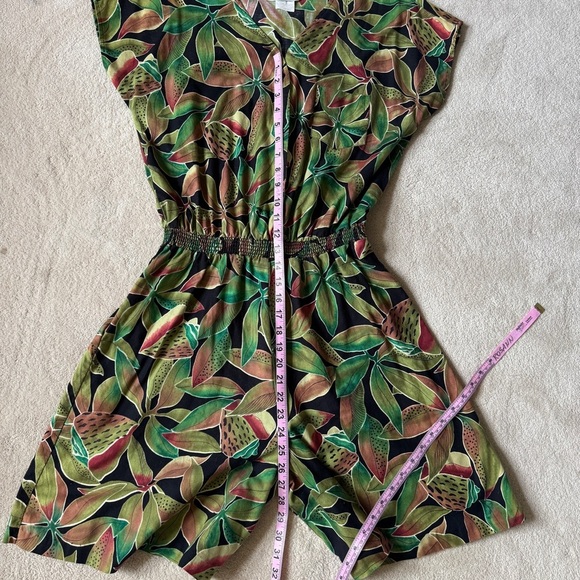 Vintage Hilo Hattie Hawaiian Print Romper 100% Cotton L - Picture 13 of 13
